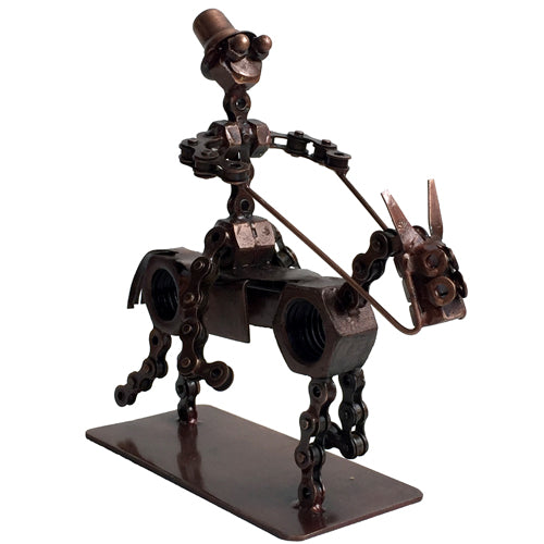 Cowboy Junkyard Sculpture