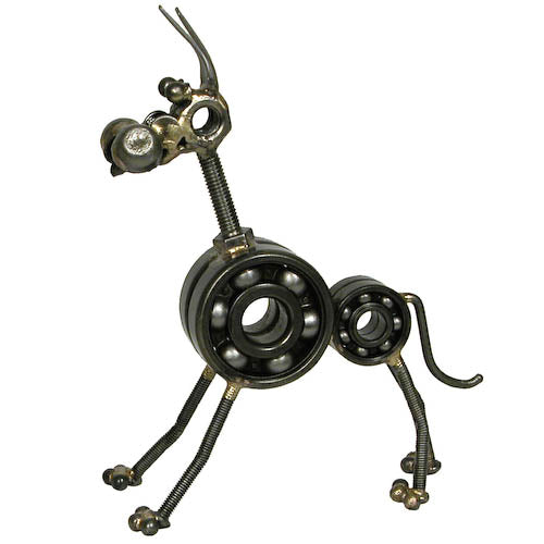 Junkyard Great Dane Sculpture