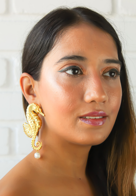 Seahorse Earrings by Bombay Sunset-2