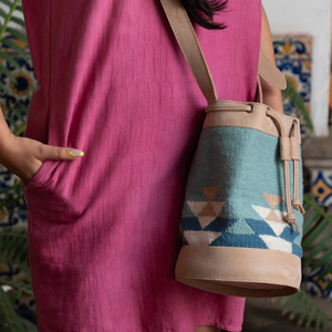 Canto del Rio Cinched Bucket Bag