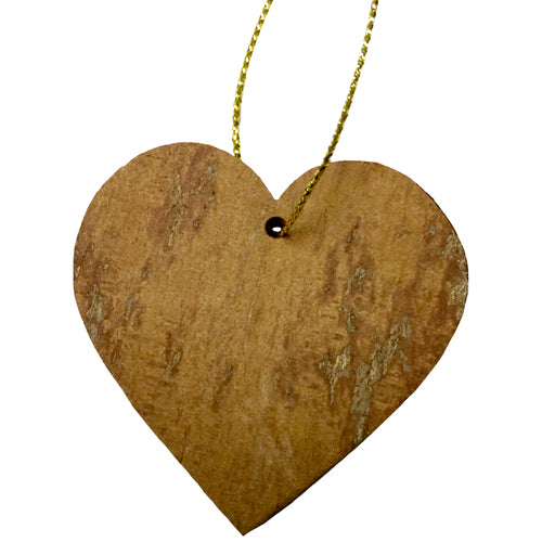 Cinnamon Bark Ornament - Heart