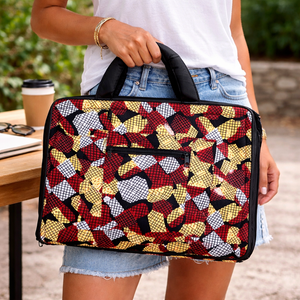 Ugandan Fabric Laptop Bag