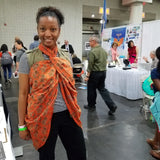 Ethical Luxury Wrap by Women Artisans - Hand-Embroidered Silk Shawl-4