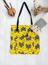 Handmade African Print Tote Bag | Beach Bag | Shopping Bag | Mudcloth Print-5