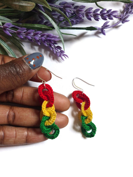 Juneteenth Earrings Linked-4