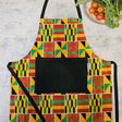 Handmade Kente Print | African Print Apron with Pocket-0