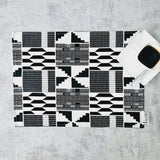 Handmade ''Bogolan'' Inspired Print Placemats | African Print Washable Placemats-0