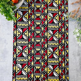 Handmade Table Runner 160x35cm | 180x35 | 200x35cm | African Print "Mudcloth" Bogolan Inspired Print  Made from 100% African Print Fabric-2