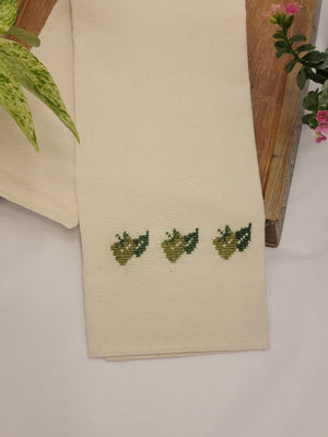 Tea Towel - Strawberry (Green)