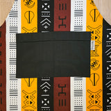 Handmade African Print Apron with Pocket-2