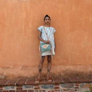 Flor de Cielo Fringe Crossbody