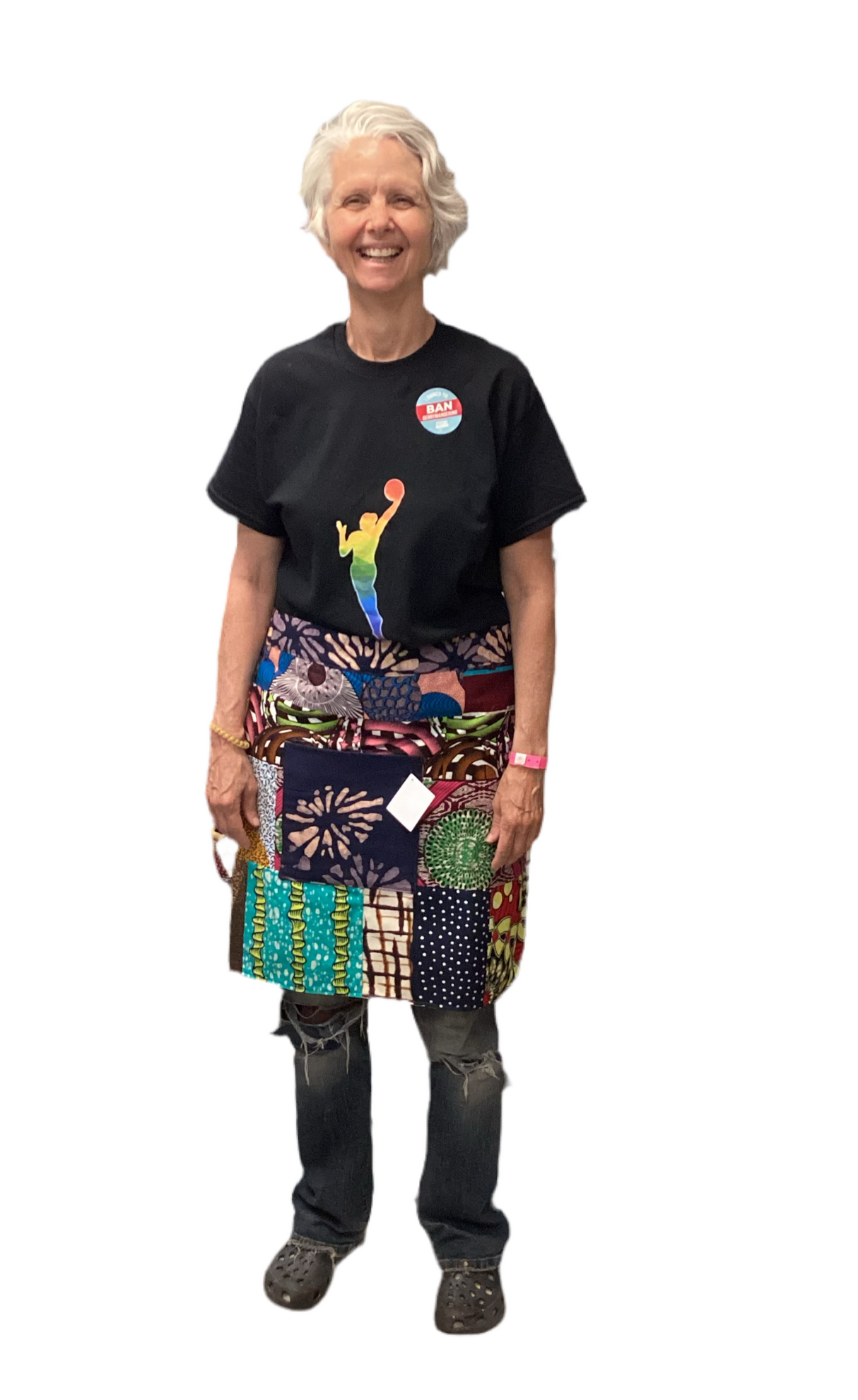 African Wax Print Waist Apron