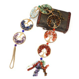 Handmade Chakra Tree of Life Crystal Crafts Natural Stones Hanger Crystal Ornaments