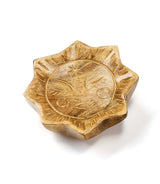 Chamak Sun Trinket Dish - Metallic Painted Wood