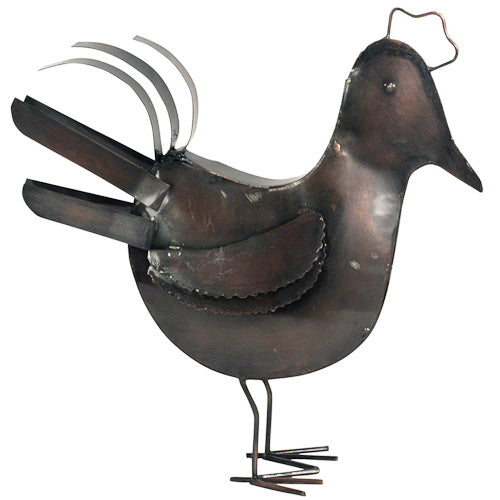 Metal Rooster Sculpture