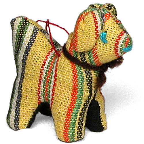 Handwoven Dog Ornament