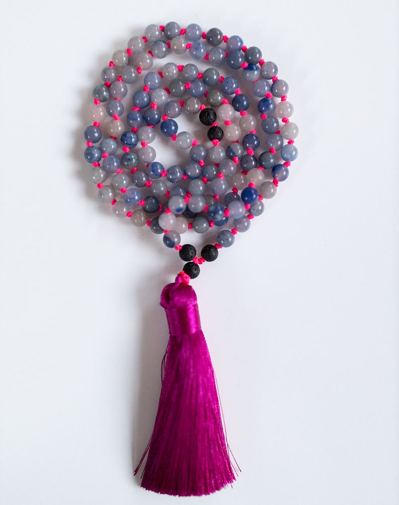 Positivity Mala- Blue Aventurine-2