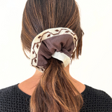 Amira Scrunchie - Brown