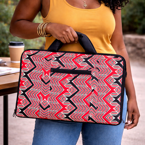 Ugandan Fabric Laptop Bag