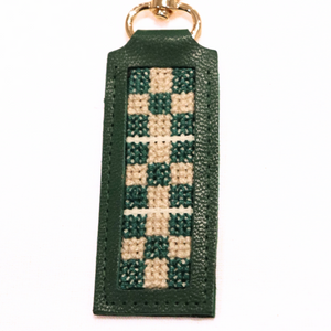 Leather Key Fob - Checkers