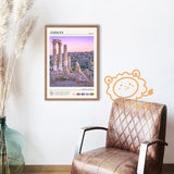 Middle East Art Poster Syria Lebanon Amman Palestine Canvas Printing Wall Art