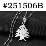 Lebanese Cedar Jewelry Lebanon Map Pendant Necklace