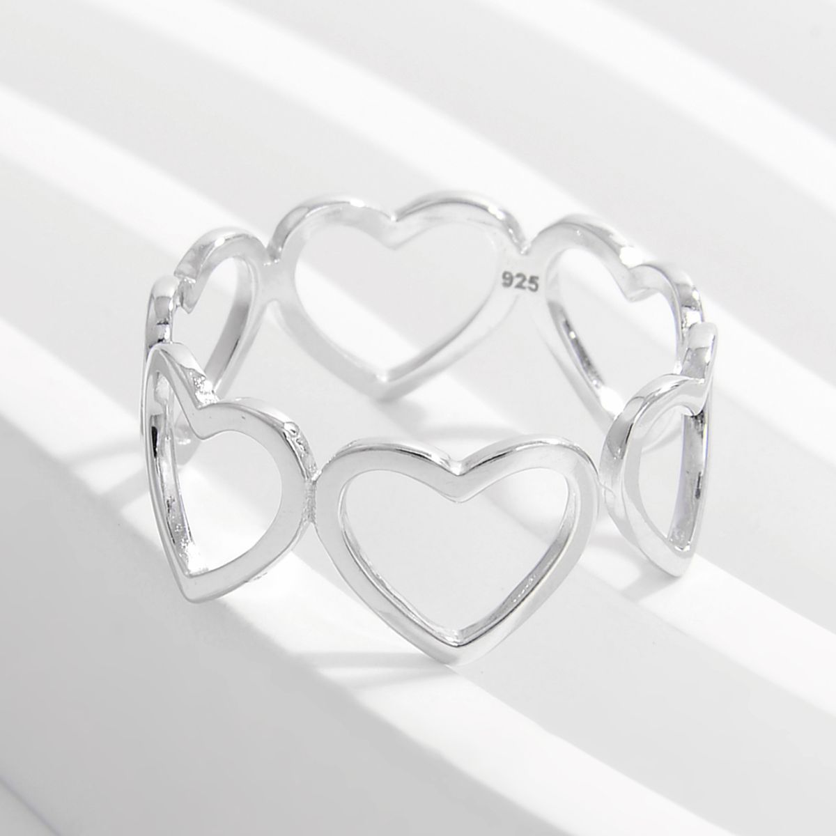 Sterling Silver 925 Heart Ring