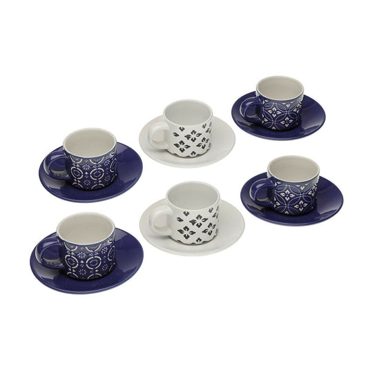 Piece Coffee Cup Set Versa Regina Ceramic (6 Pieces)-0