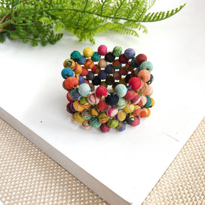 Woven Kantha Bracelet