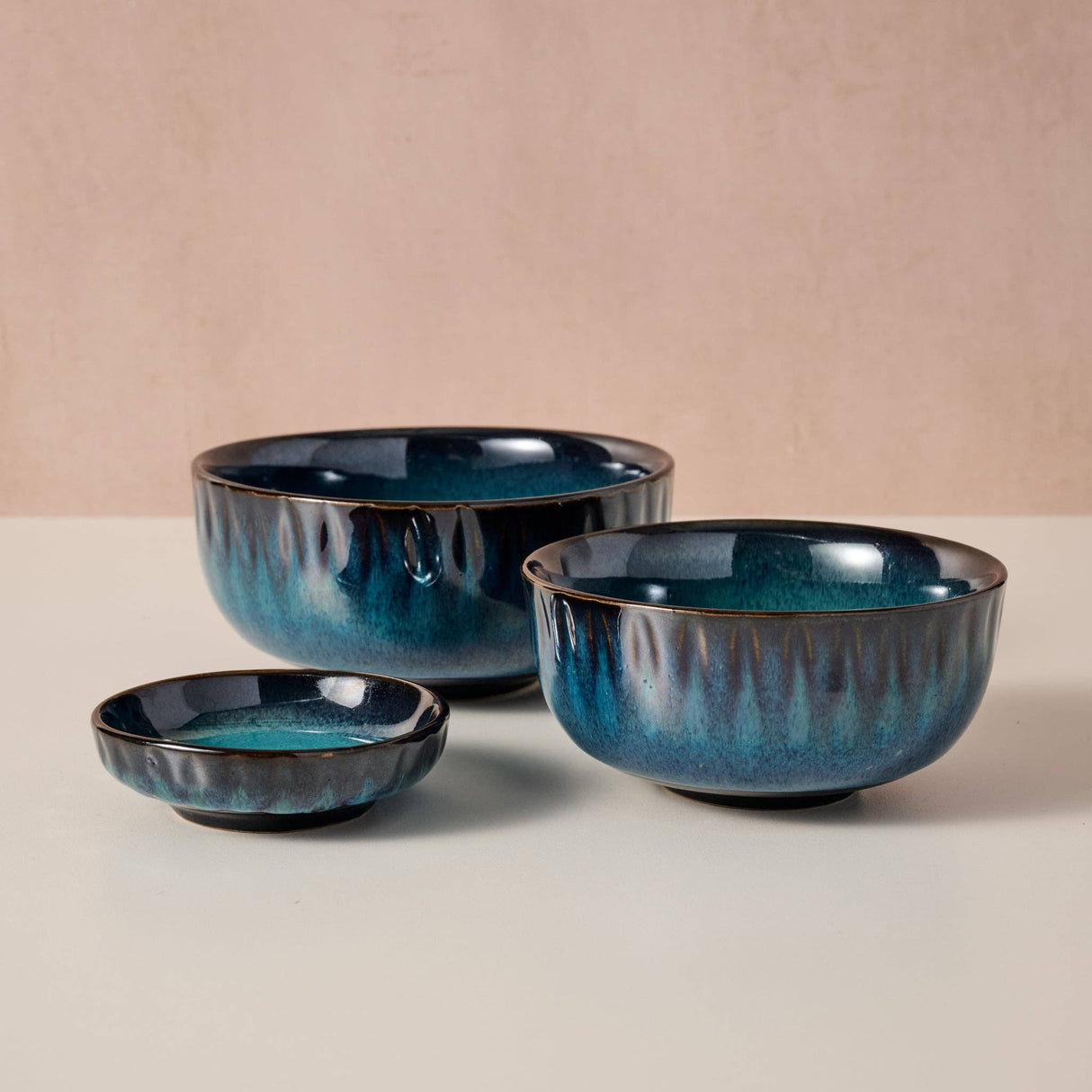Tron Drip Glaze Olive Oil Dish