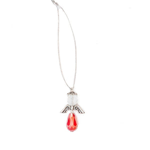 Crystal Bead Angel Ornament