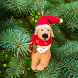 Big Dog Golden Lab Felt Ornament