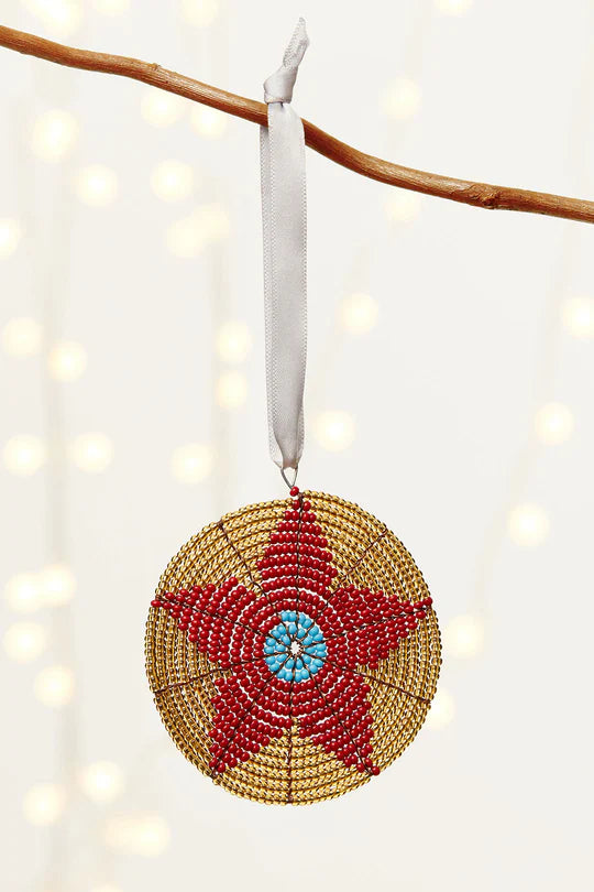 Blossom of Hope Ornament, Crafted by Artisans in South Sudan