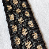 Cardwoven Raffia Bookmark - Charcoal