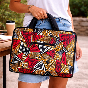 Ugandan Fabric Laptop Bag