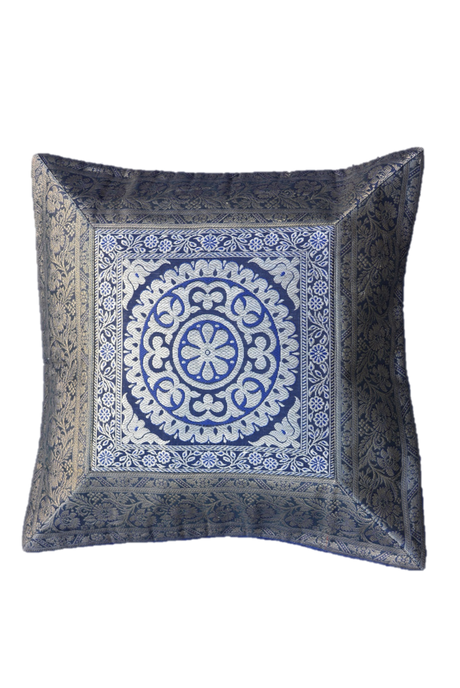 Brocade Silk decorative throw pillow case-4