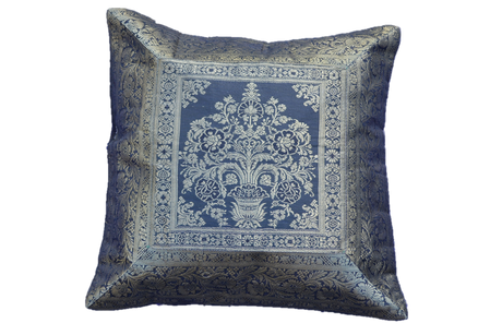 Brocade Silk decorative throw pillow case-6