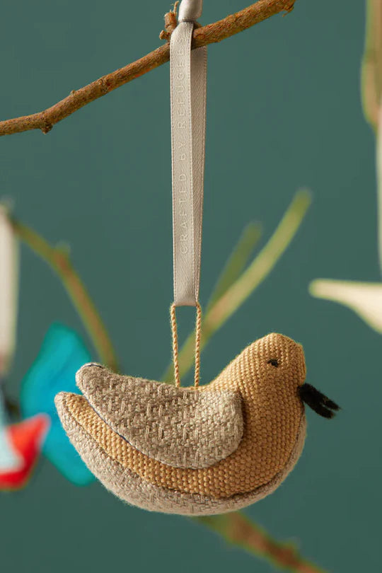 Charming Songbird Ornament, Made by Karenni Refugees Living in Thailand