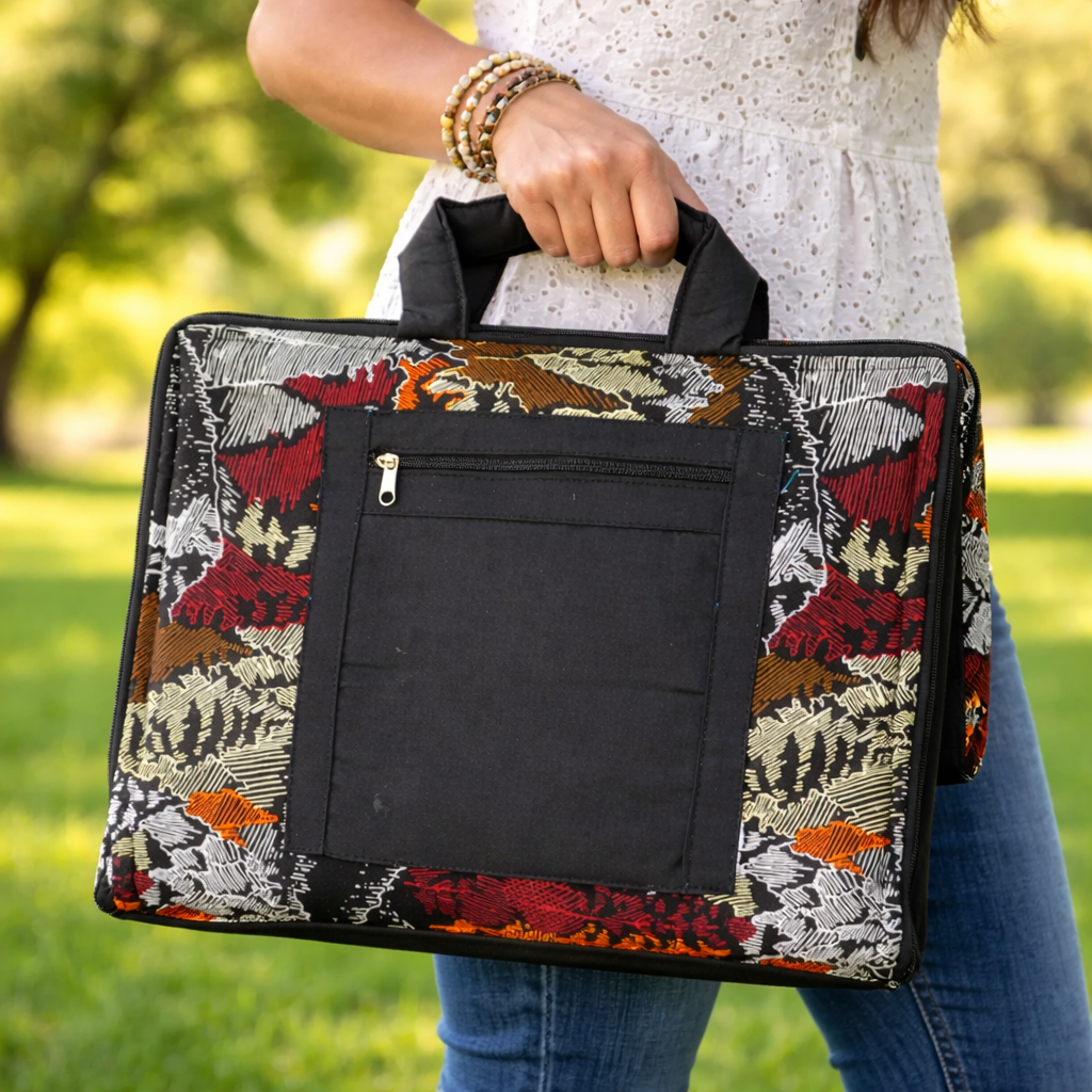 Ugandan Fabric Laptop Bag