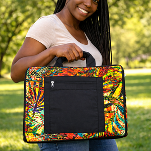 Ugandan Fabric Laptop Bag