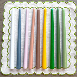 24 Extra Tall Cocoa Truffle Delight Taper Candle - 6 Packs of 4