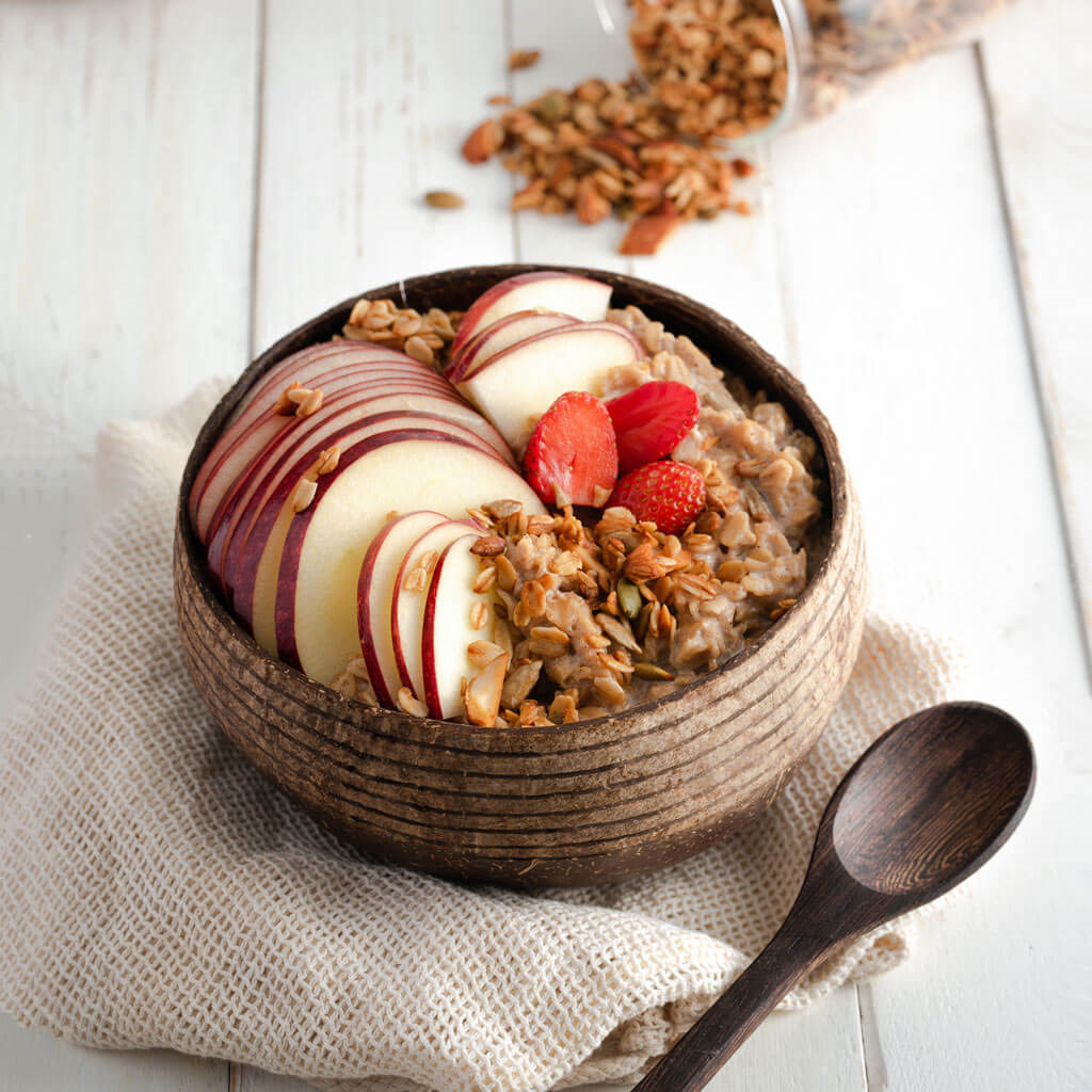 Eco-friendly Coconut Bowls & Spoons Set of 2-4