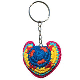 Crocheted Heart Key Chain from Guatemala