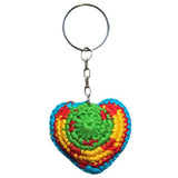 Crocheted Heart Key Chain from Guatemala