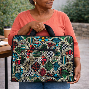 Ugandan Fabric Laptop Bag