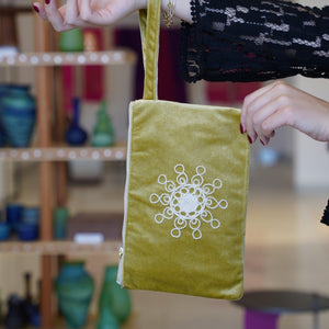 Sun Tahriri Clutch - Yellow/Green