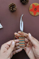 Dainty Tapestry Ornament, Crafted by refugees living in Kenya