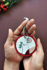 Delicate Dove Ornament, Crafted by Syrian refugees living in Lebanon