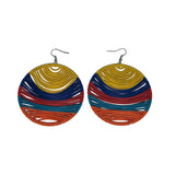 Telephone Wire Earrings - Summer Colors-0