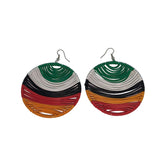 Telephone Wire Earrings - Summer Colors-3